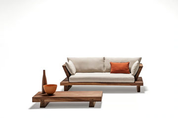 SUAR - Low solid wood garden side table by Il Giardino di Legno - view 3